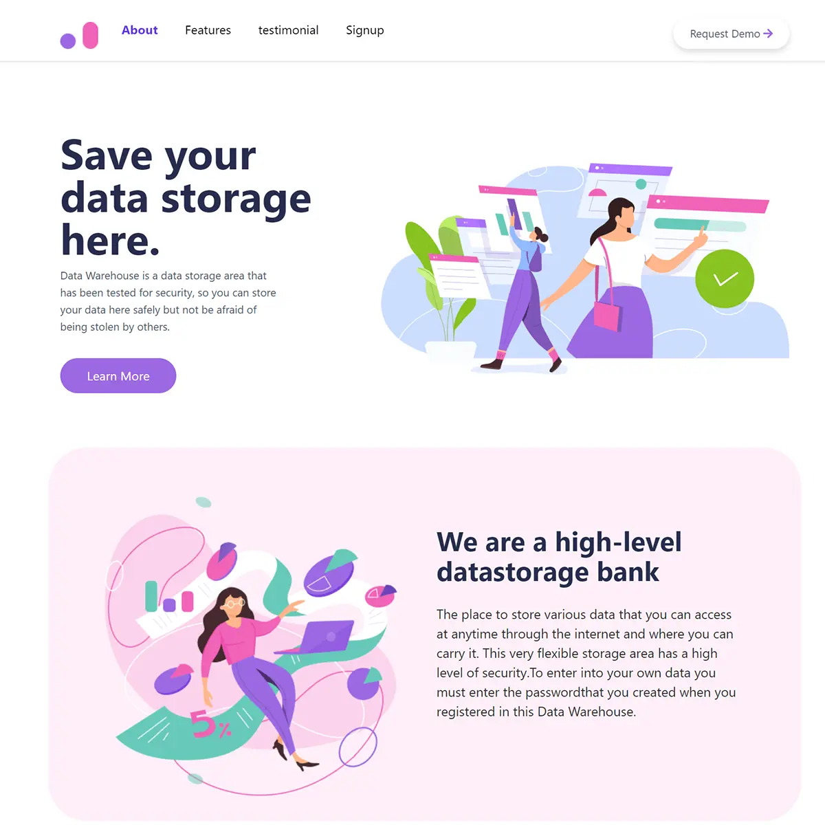 data-house website