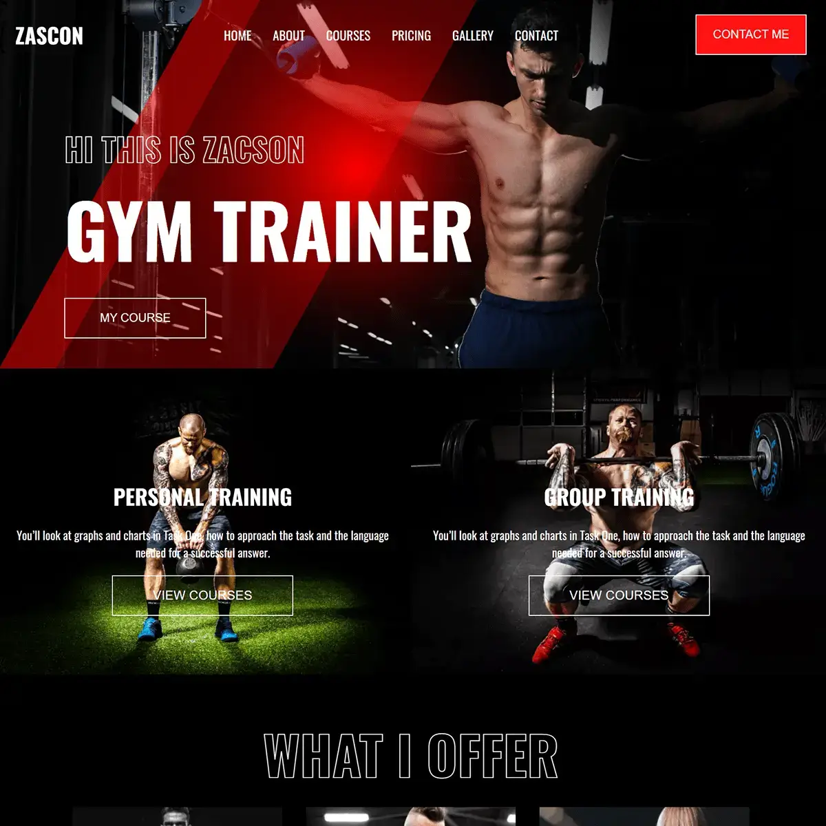 gym-trainer-website